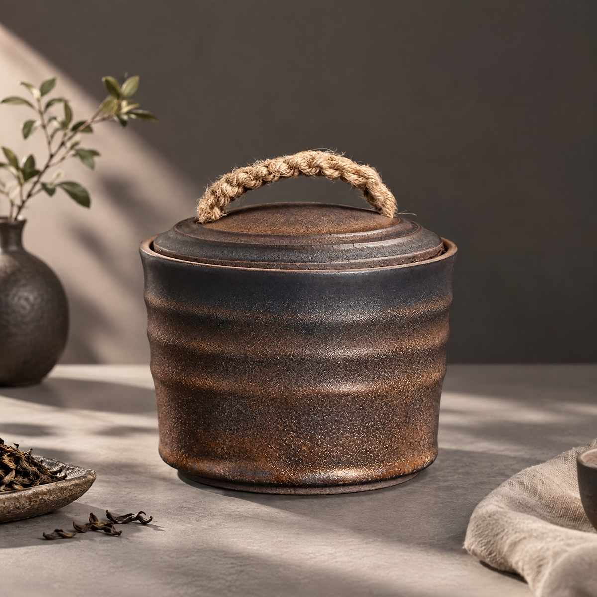 Selvrina™ Sculptural Decorative Vessel – Modern Organic Home Accent