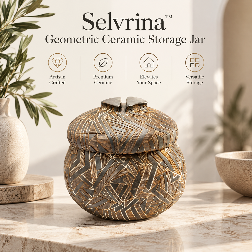 Selvrina™ Sculptural Home Decor Accent – Modern Organic Decorative Object