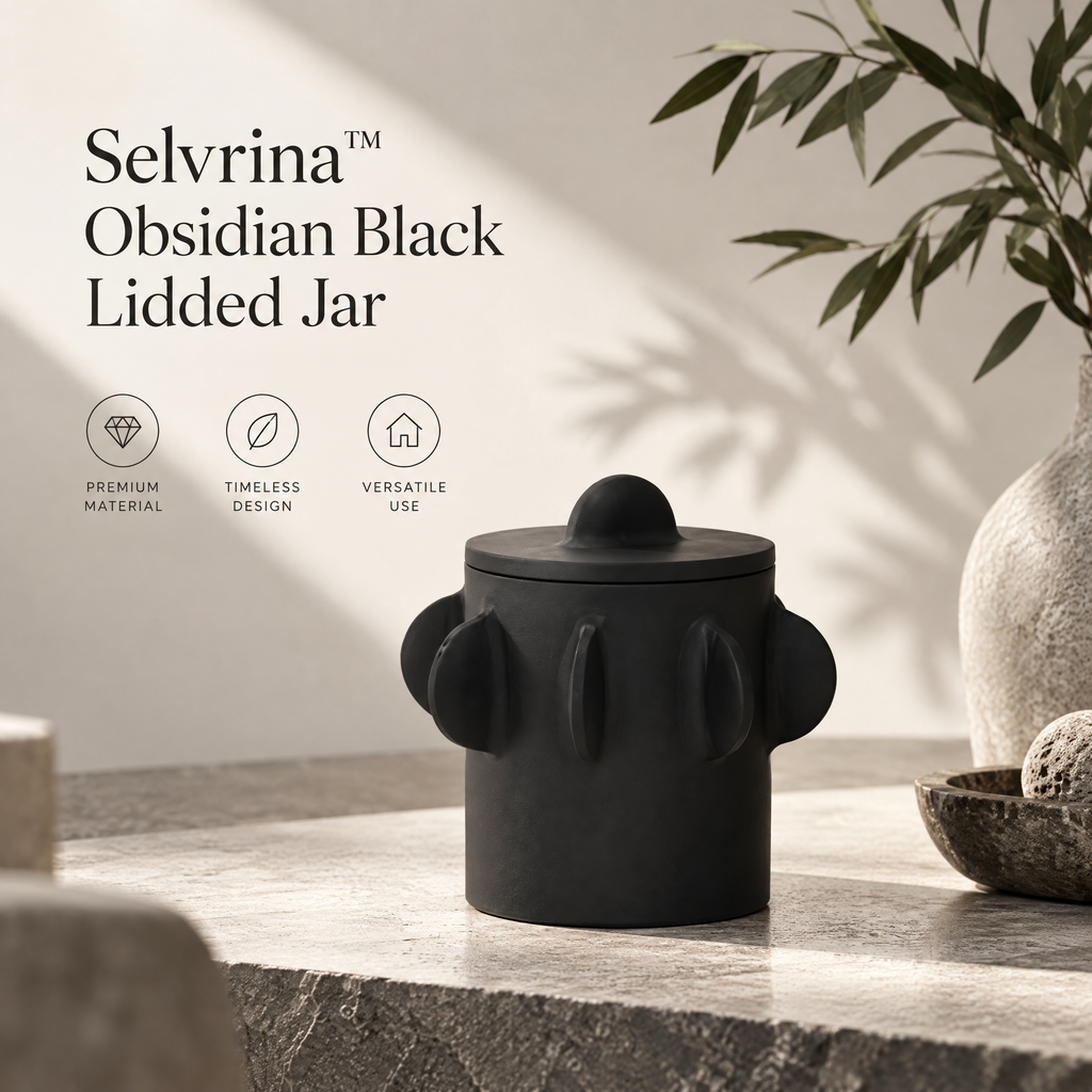 Selvrina™ Sculptural Decorative Object – Modern Organic Statement Accent