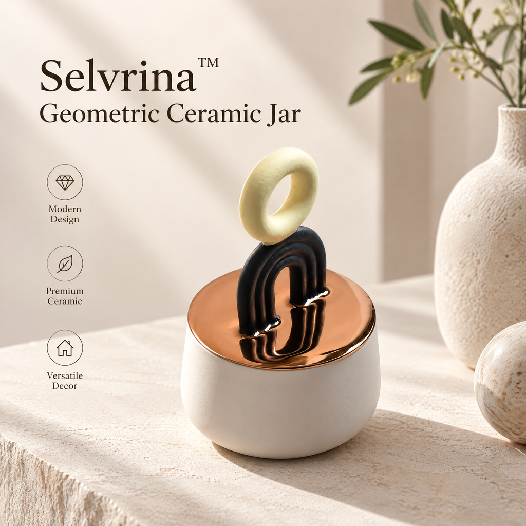 Selvrina™ Sculptural Decorative Object – Modern Artistic Accent for the Home