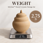 Selvrina™ Sculptural Decorative Vessel – Organic Modern Home Accent