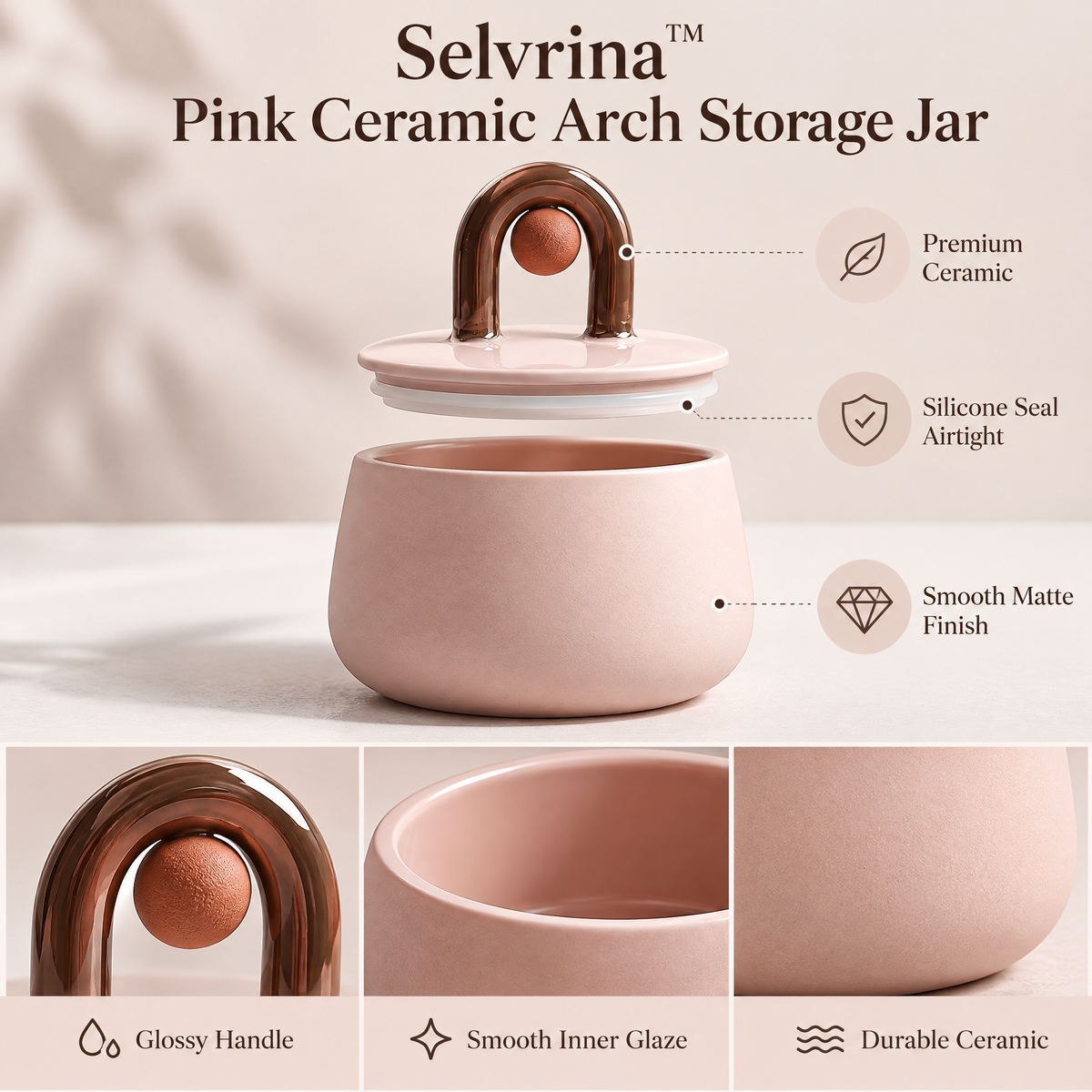 Selvrina™ Sculptural Decorative Accent – Modern Artistic Home Object