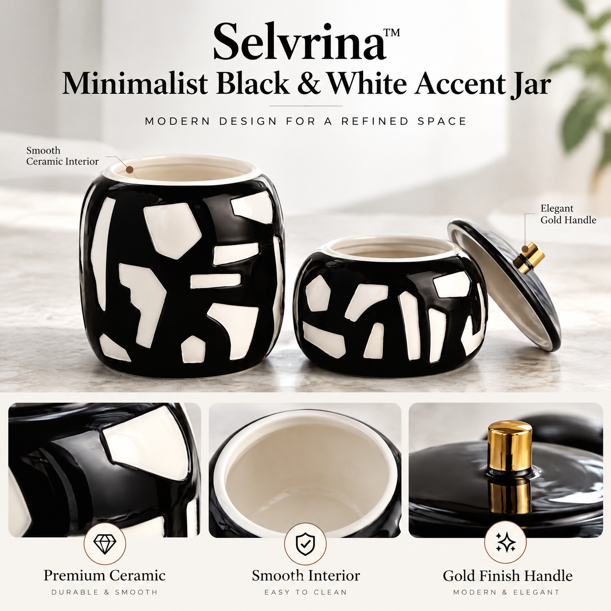 Selvrina™ Sculptural Decorative Object – Modern Organic Accent for Contemporary Homes