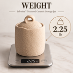 Selvrina™ Sculptural Storage Jar – Modern Artistic Home Accent